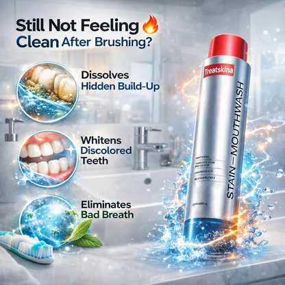 ✨ Treatskina  Mouthwash｜Not Just Fresher Breath — A Truly Deep Clean Feeling 🦷💜