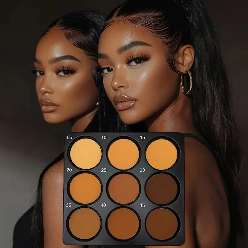 Treatskina 9-Color Foundation & Concealer Palette