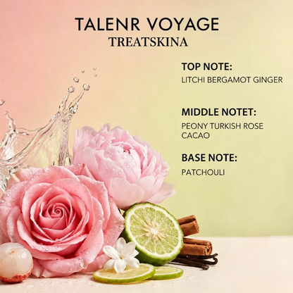 🌹TreatskinaRosey Fruity Floral Extrait Perfume | Long-Lasting Women's Rose Fragrance
