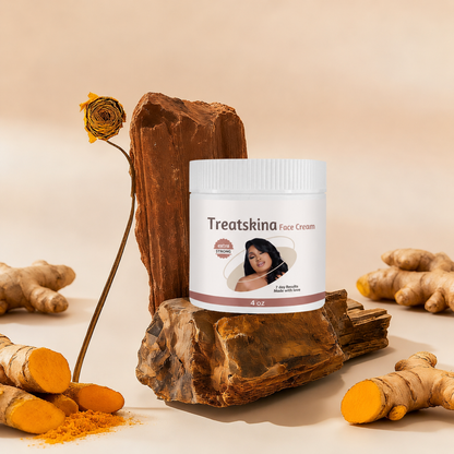 Treatskina Face Cream - Natural Skincare for Radiant Skin, Moisturizing and Nourishing Formula, Ideal for Daily Use 4oz
