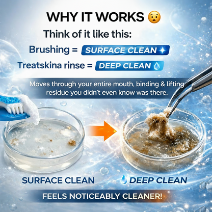 ✨ Treatskina  Mouthwash｜Not Just Fresher Breath — A Truly Deep Clean Feeling 🦷💜