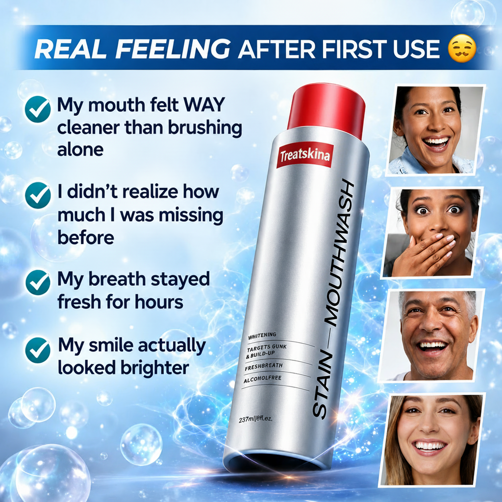 ✨ Treatskina  Mouthwash｜Not Just Fresher Breath — A Truly Deep Clean Feeling 🦷💜