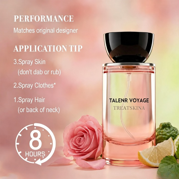 🌹TreatskinaRosey Fruity Floral Extrait Perfume | Long-Lasting Women's Rose Fragrance