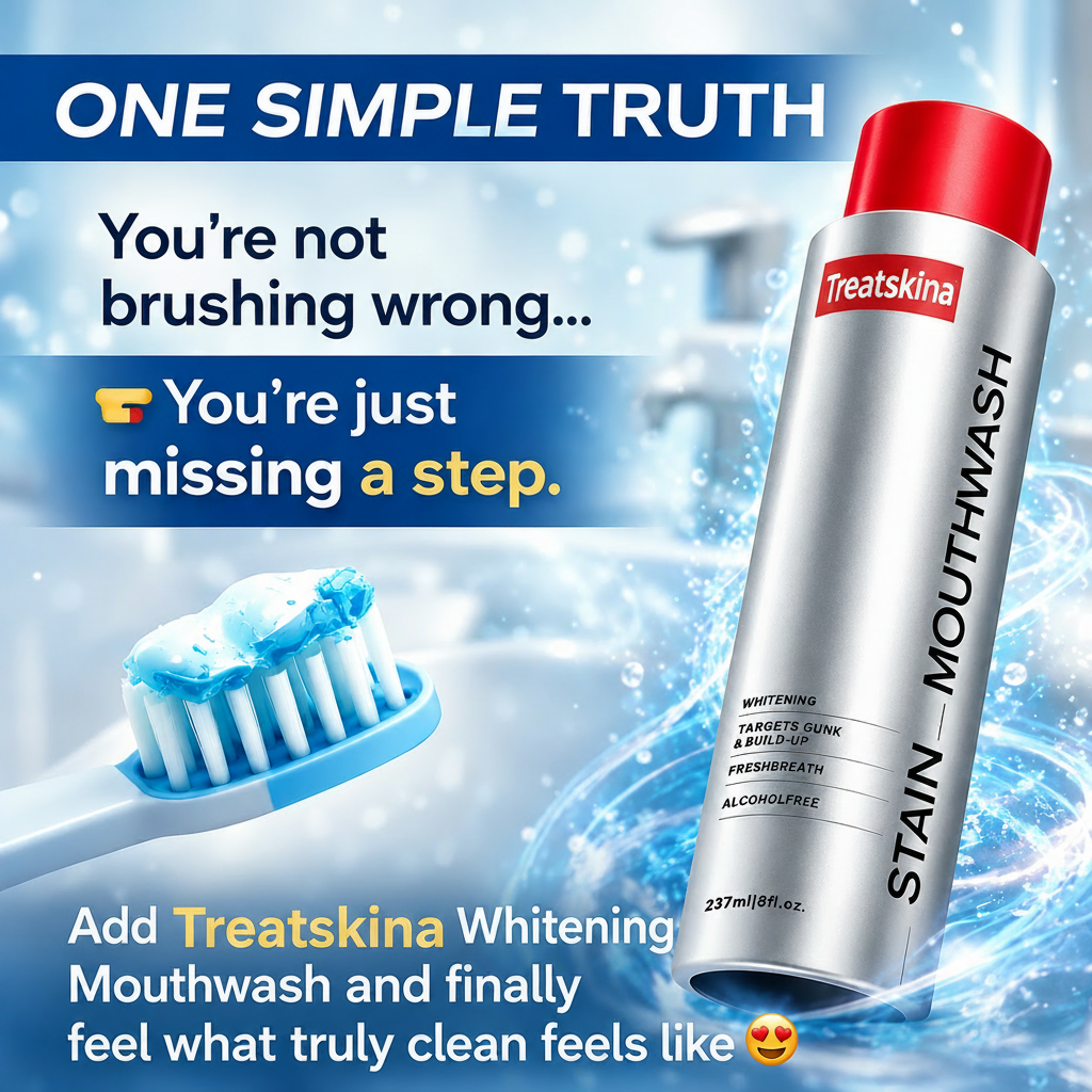 ✨ Treatskina  Mouthwash｜Not Just Fresher Breath — A Truly Deep Clean Feeling 🦷💜