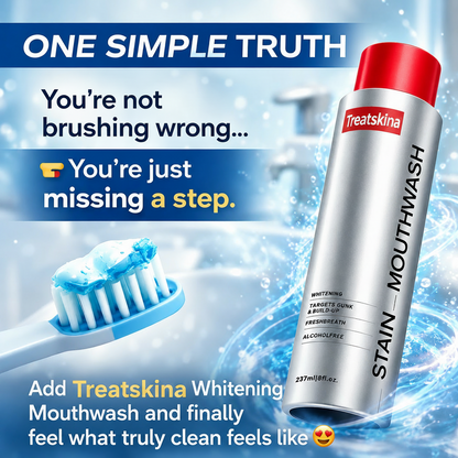 ✨ Treatskina  Mouthwash｜Not Just Fresher Breath — A Truly Deep Clean Feeling 🦷💜