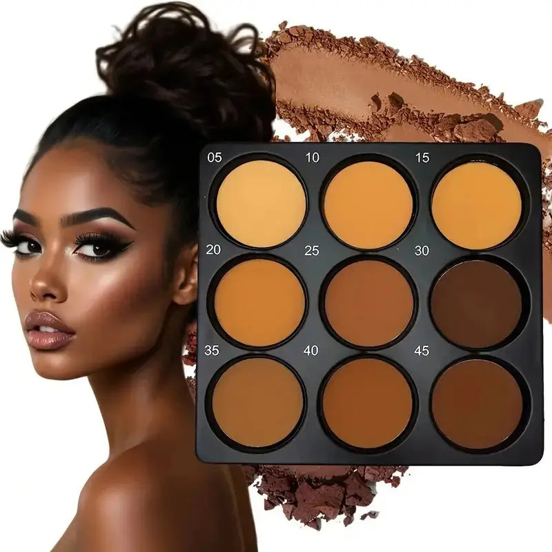 Treatskina 9-Color Foundation & Concealer Palette