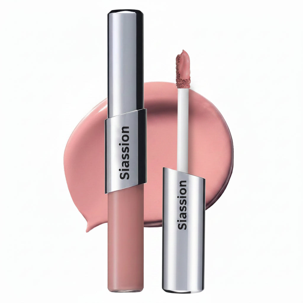 Perfect Twin Lip — Dual-Ended Liquid Lipstick with Velvet Matte Color and Glossy Shine