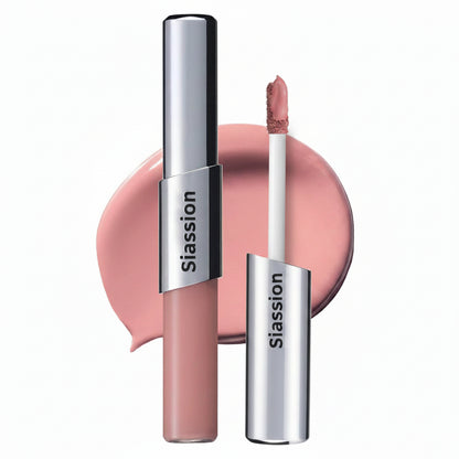 Perfect Twin Lip — Dual-Ended Liquid Lipstick with Velvet Matte Color and Glossy Shine
