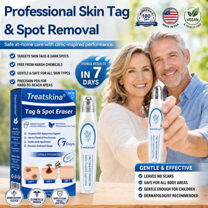 Treatskina®🌿 Official Store7-𝐷𝑎𝑦 𝗧𝐚𝐠 & 𝗦𝗽𝐨𝐭 𝐄𝐫𝒂𝒔𝒆𝒓(Zero Pain, Zero 𝐒𝐜𝐚𝒓𝒔 Rollerball)