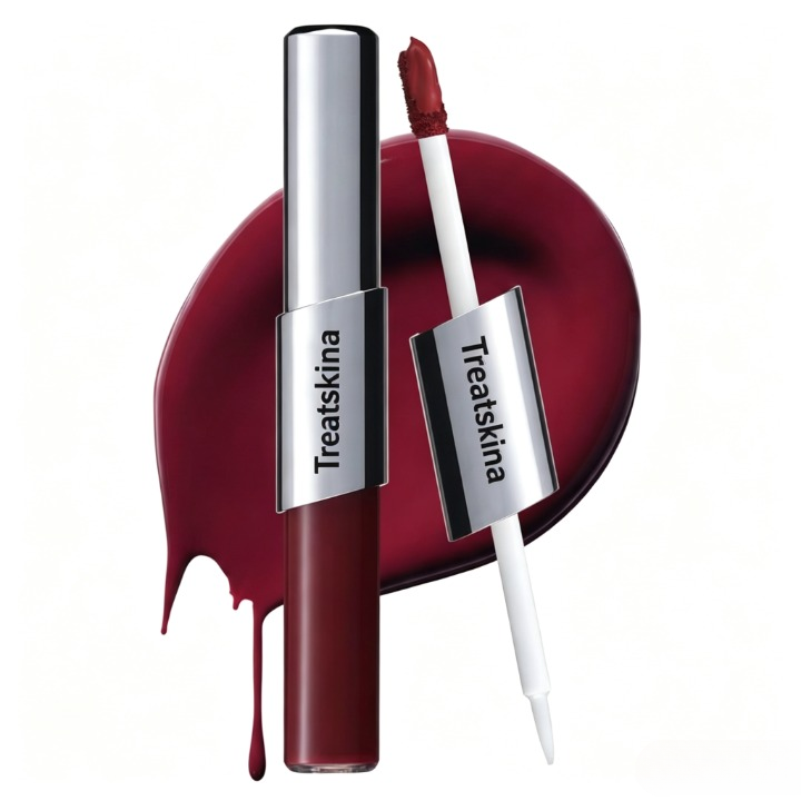 Perfect Twin Lip — Dual-Ended Liquid Lipstick with Velvet Matte Color and Glossy Shine