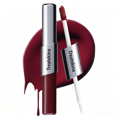 Perfect Twin Lip — Dual-Ended Liquid Lipstick with Velvet Matte Color and Glossy Shine