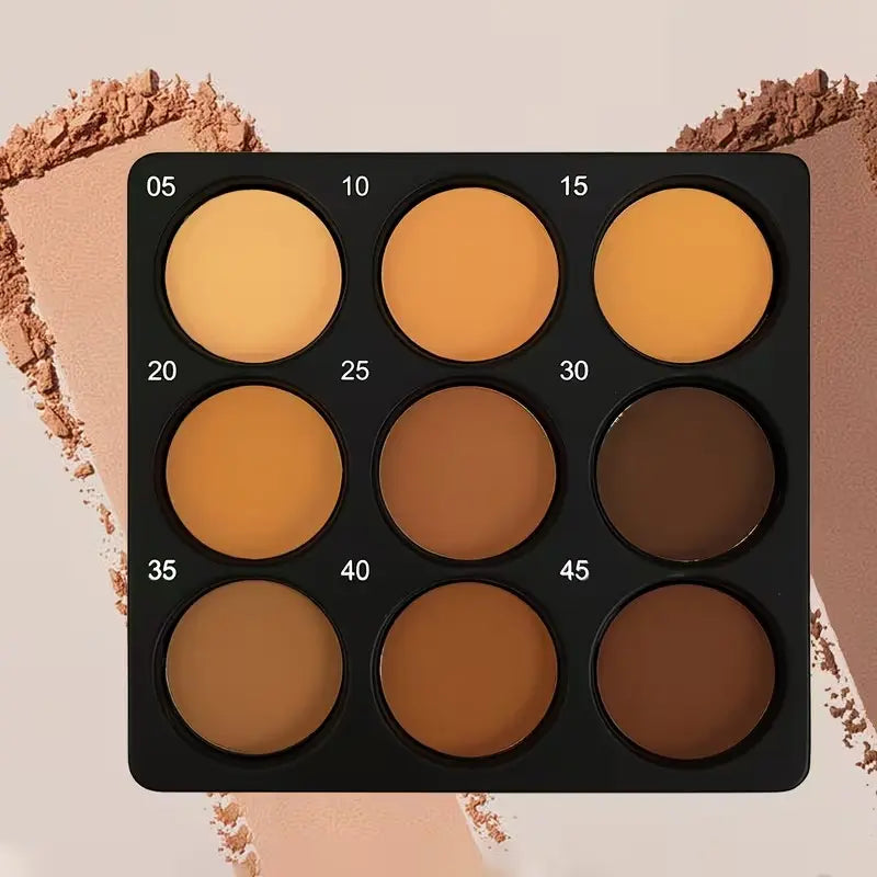Treatskina 9-Color Foundation & Concealer Palette