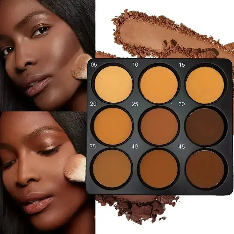 Treatskina 9-Color Foundation & Concealer Palette