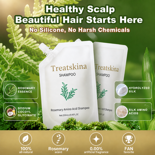 Treatskina| Rosemary&Anti-Hair Fall HairLoss Treatment Shampoo